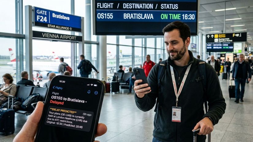 Dosť bolo neistoty na letisk&aacute;ch. T&aacute;to aplik&aacute;cia vie o me&scaron;kan&iacute; v&aacute;&scaron;ho lietadla sk&ocirc;r než samotn&eacute; aerolinky