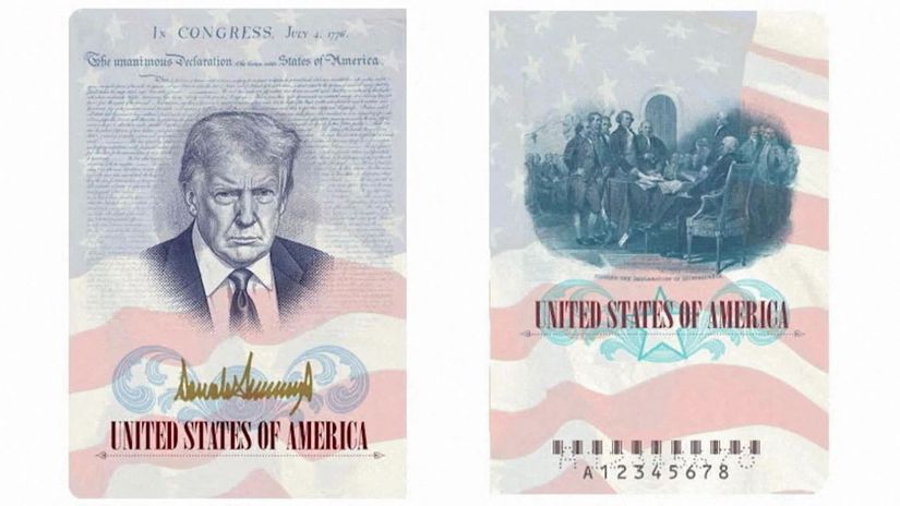Svet podľa Donalda: USA vydaj&uacute; pasy s Trumpom, žij&uacute;ci prezident tam bude vyobrazen&yacute; prv&yacute; raz