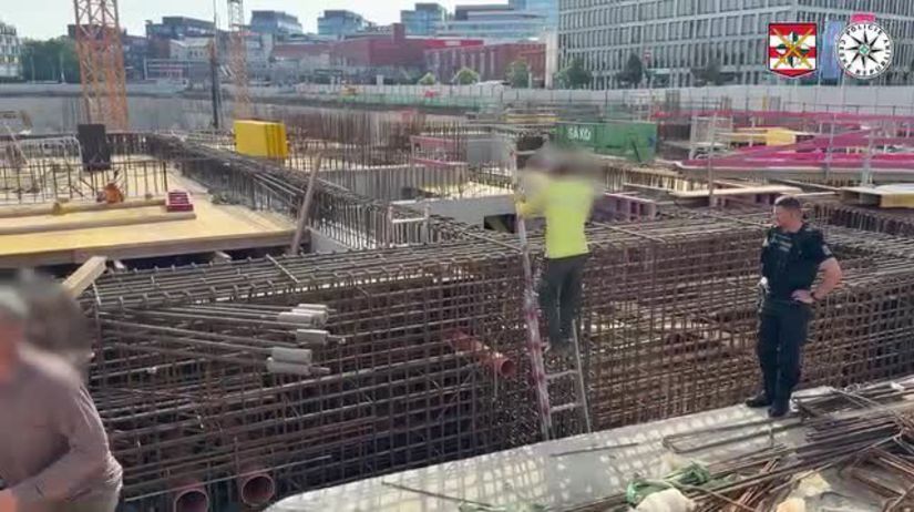 Police Raid Exposes Shocking Attempts: Suspects Hide Among Rebar in Construction Site