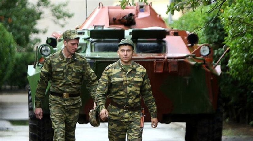 Ruskí vojaci v Gruzínsku