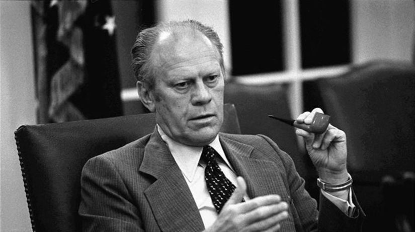 38. prezident USA Gerald Ford.