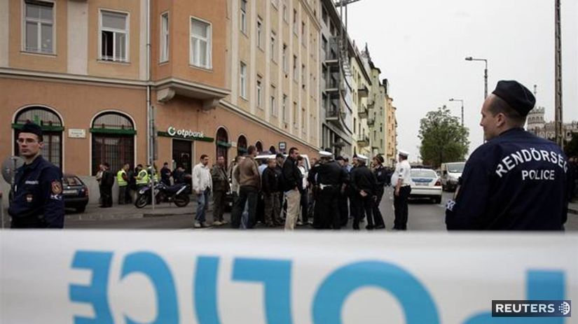 Polícia v Budapešti zastrelila lupiča