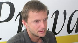 Tenista a spevák Karol Kučera...