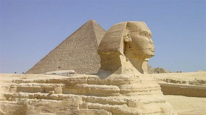 Pyramídy, Egypt, sfinga