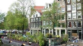 Amsterdam, Holandsko, kanály, loď