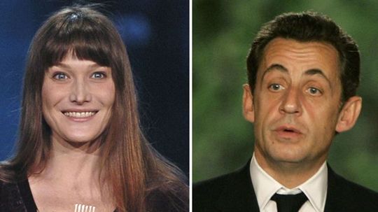 Nicolas Sarkozy a bývalá modelka Carla Bruniová. 