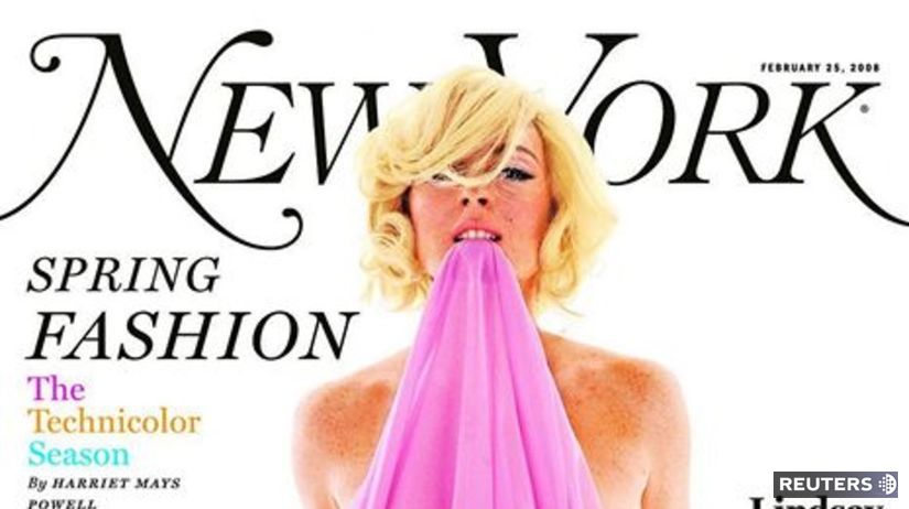 Lindsay Lohan na obálke magazínu New York ako...
