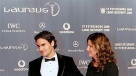 Roger Federer a Mirka Vavrincová