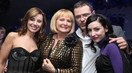 Zľava: Alena Heribanová, Ada Straková, Henrich Krejča a Tamara Heribanová