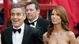 George Clooney a jeho priateľka Sarah Larson.