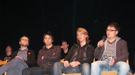 Zľava: Martin Husovský, Adam Ďurica, Samuel Tomeček a Peter Debnár
