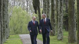 George Bush a Vladimir Putin v Soči