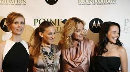 Herečky z populárneho seriálu Sex v meste - zľava: Cynthia NIxon, Sarah Jessica Parker, Kim Cattrall a Kristin Davis