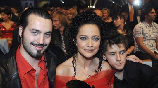 Speváčka Lucie Bílá so synom Filipom a manželom...
