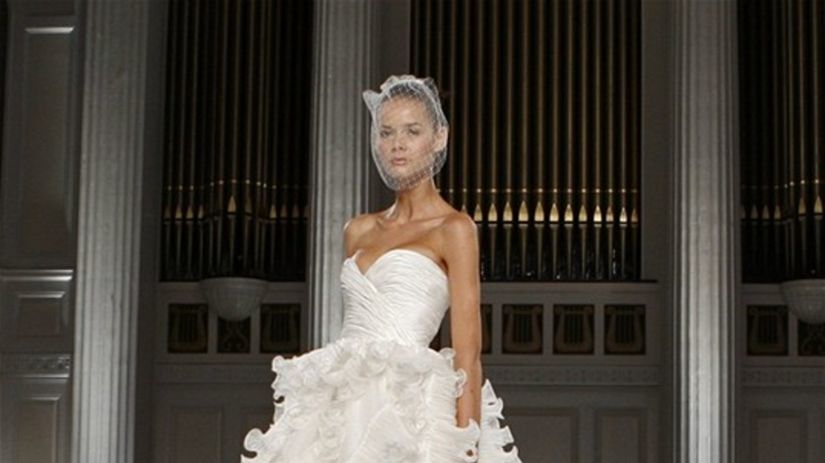 svadobné šaty - nevesta - Oscar de la Renta -...