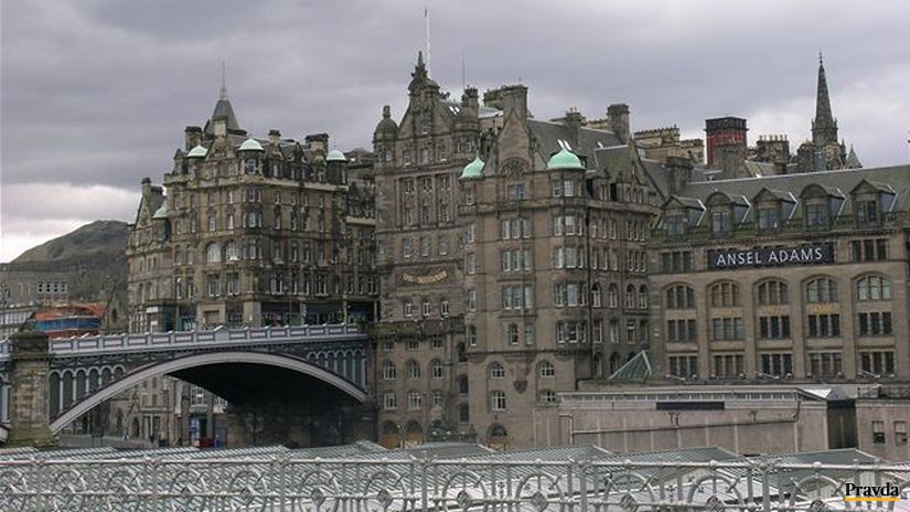 Historický Edinburg, hlavné mesto Škótska