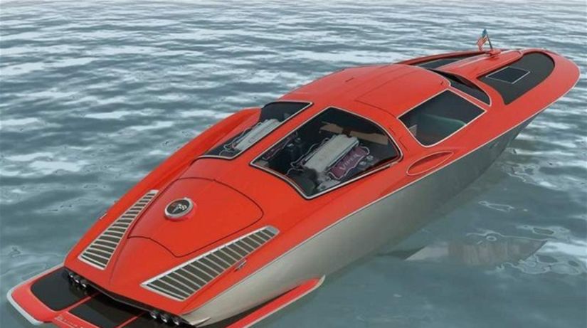 1963 Chevrolet Corvette Boat Design