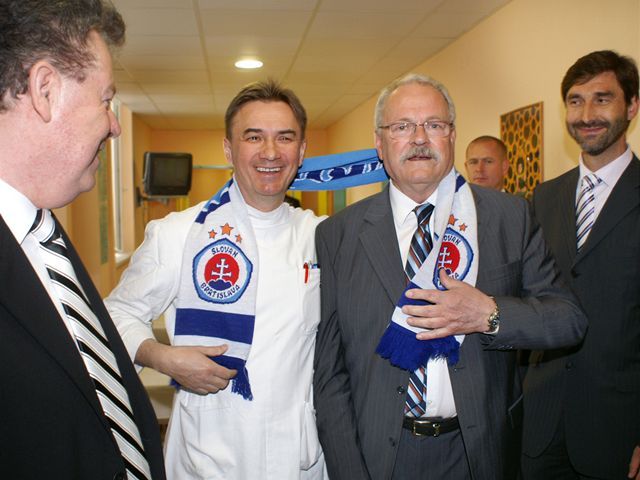 Prezident Ivan Gašparovič navštívil v roku 2008...