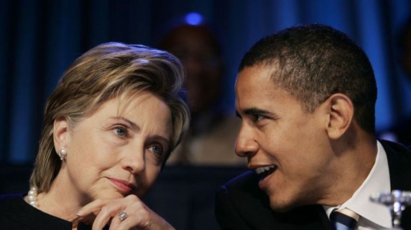 Clintonová, Obama