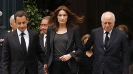Nicolas Sarkozy, Carla Bruni a Pierre Berge