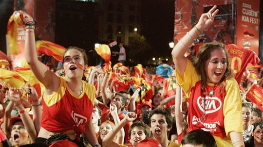 EURO, Madrid, oslavy