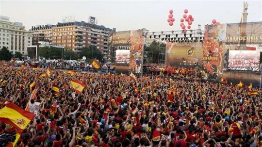 Španielsko, Madrid, oslavy, titul