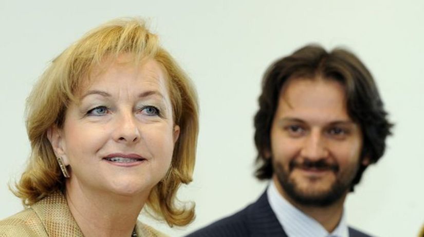 Maria Fekterová a Robert Kaliňák