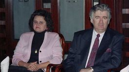 Karadžičovo zatknutie, Radovan Karadžič s manželkou