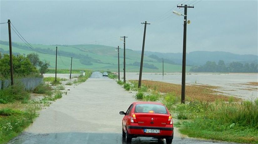 Povodne na východnom Slovensku