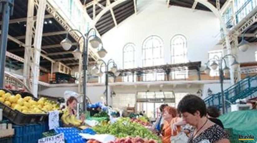 Bratislavská Stará tržnica na námestí SNP