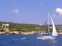 dovolenka, more, prázdniny, Korfu, Grécko, plachetnica, jachta