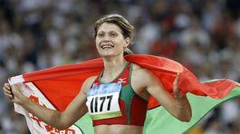 Oksana Miankovová, atletika