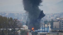 Požiar skladu v Prešove