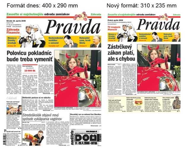 Nová Pravda - menší formát