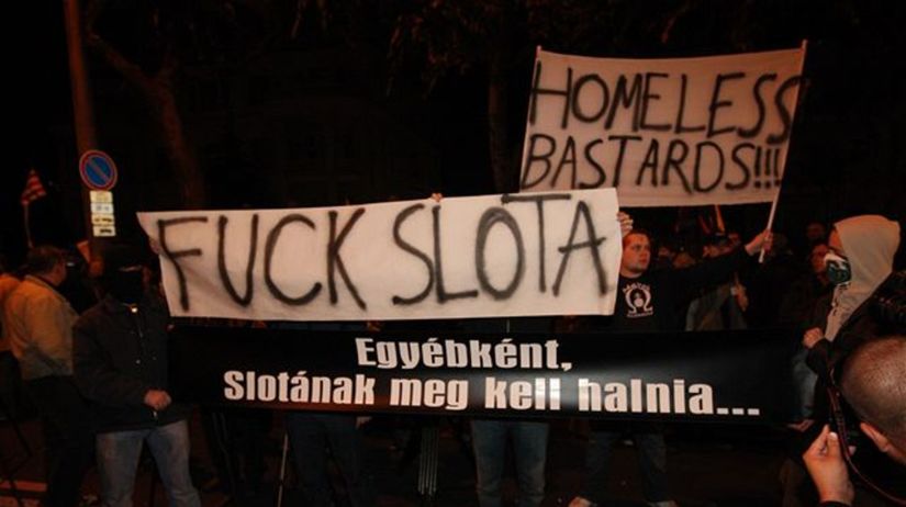 Protest v Budapešti
