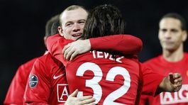 Wayne Rooney, Carlos Tévez