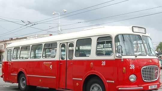 Škoda 706 RTO určená pre mestskú dopravu.