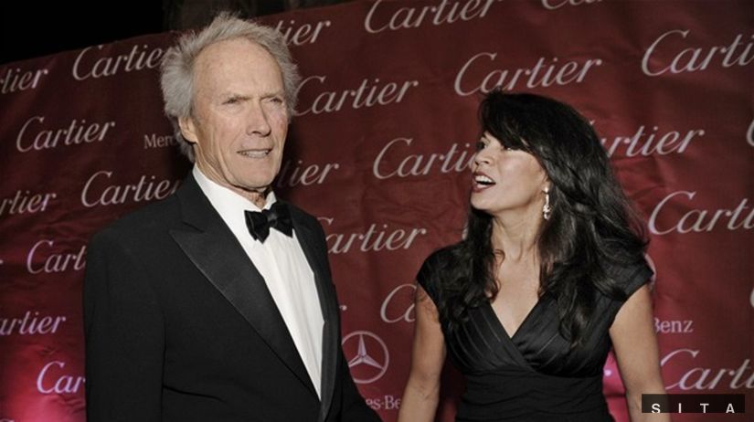Clint Eastwood a manželka Dina