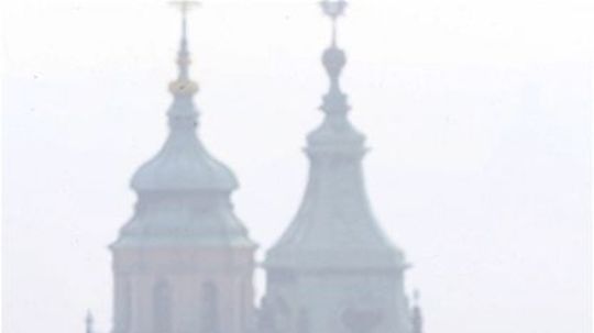 Obama pri prejave v Prahe.