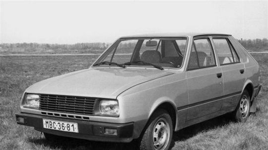 Jeden z prototypov Škody z roku 1981.