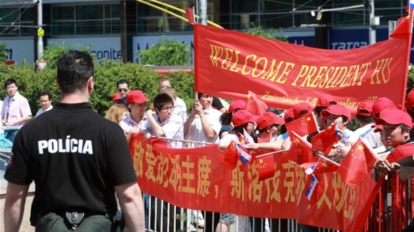 protest, čínsky prezident, 