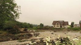 záplavy, povodeň, Orava