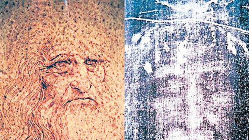 Autoportrét Da Vinciho a Turínske plátno