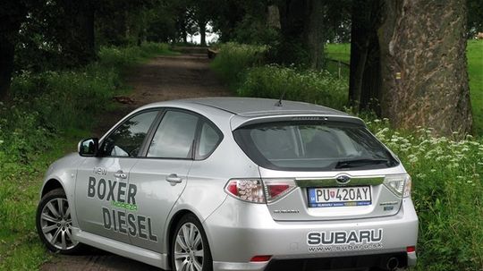 Na šotoline sa Impreza vždy cítila ako doma.