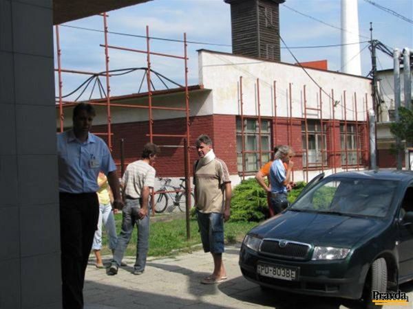 10. august 2009. Ľahšie zranení baníci...