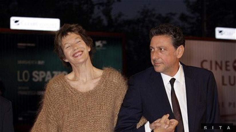 Jane Birkin a Sergio Castellito