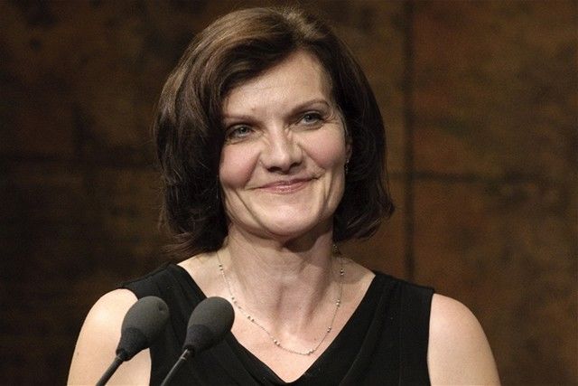 Herečka Jana Oľhová