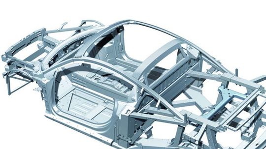 Hliníkový rám ASF využíva aj Audi R8.