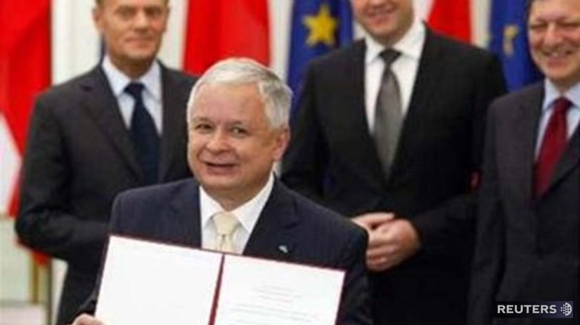Lech Kaczyński, Lisabonská zmluva