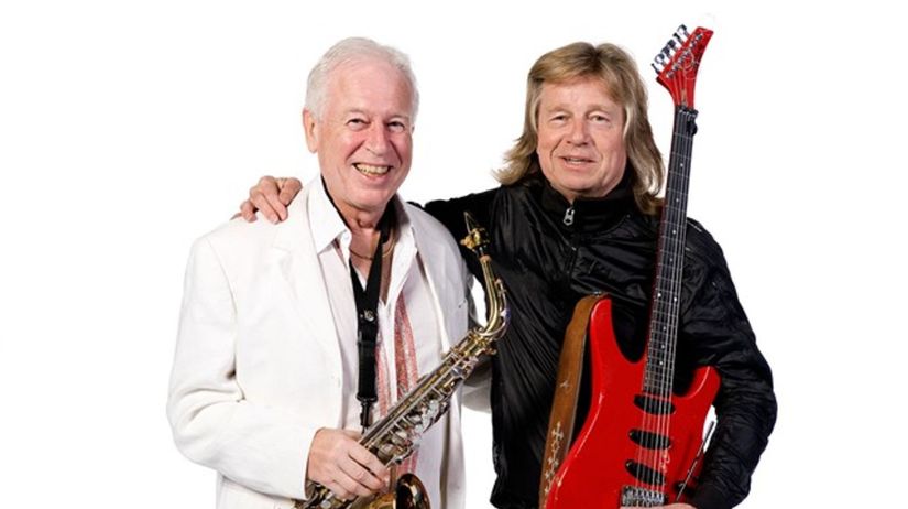 Saxofonista Ulf Andersson a gitarista Janne...